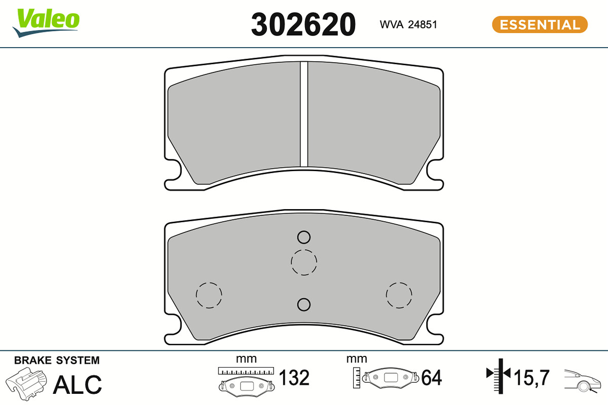 BRAKE PADS FIRST PEUGEOT 308 FR
